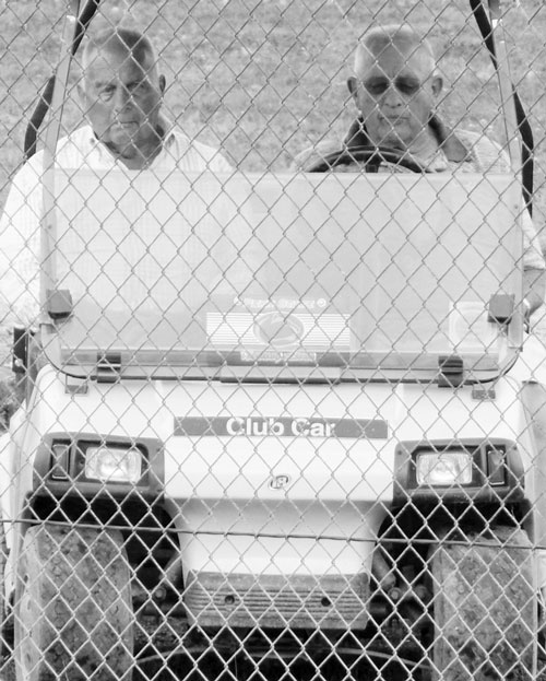 artman photo on golf cart